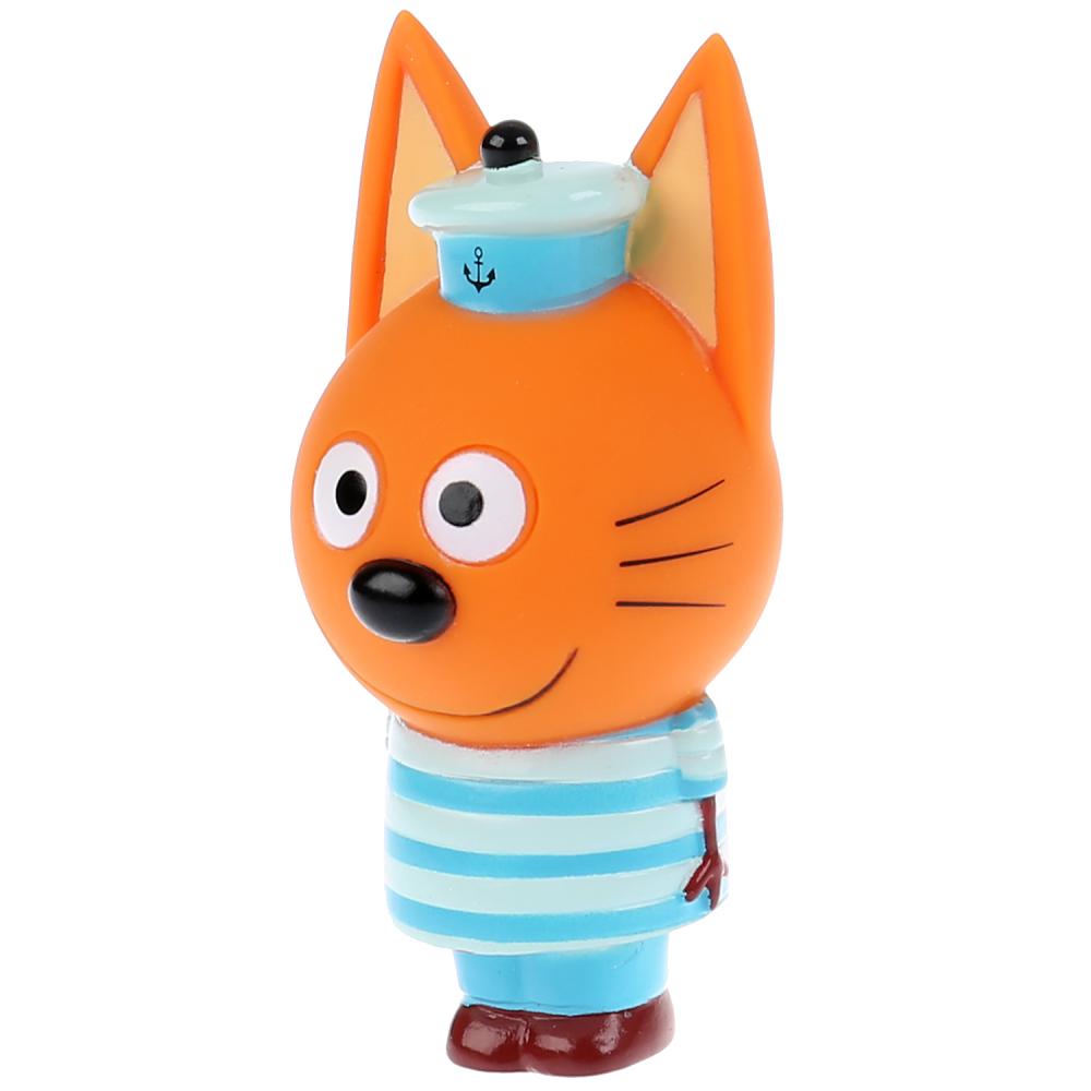 ИГРУШКА ПЛАСТИЗОЛЬ ДЛЯ ВАННЫ "КАПИТОШКА" Три Кота. Коржик в сетке (русс. уп.) в кор.100шт