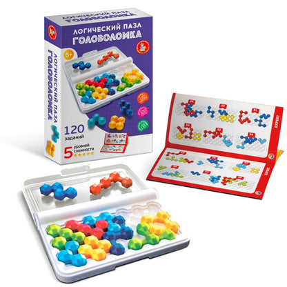 Игра головоломка "Логический пазл" фигурная 10 эл Учись играя