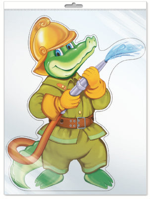 *Ф-10302 ПЛАКАТ ВЫРУБНОЙ А3 В ПАКЕТЕ. Crocodile - Groupe Professionnel