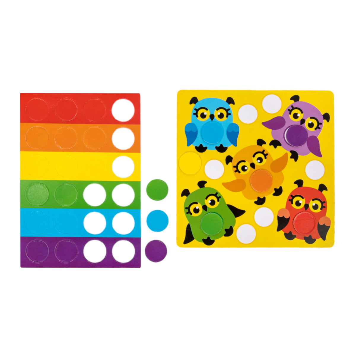 Игра развивающая Разноцветные кружочки "Мир вокруг", серия Учись, играя