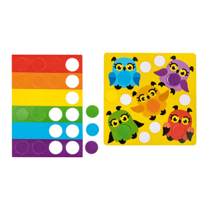 Игра развивающая Разноцветные кружочки "Мир вокруг", серия Учись, играя