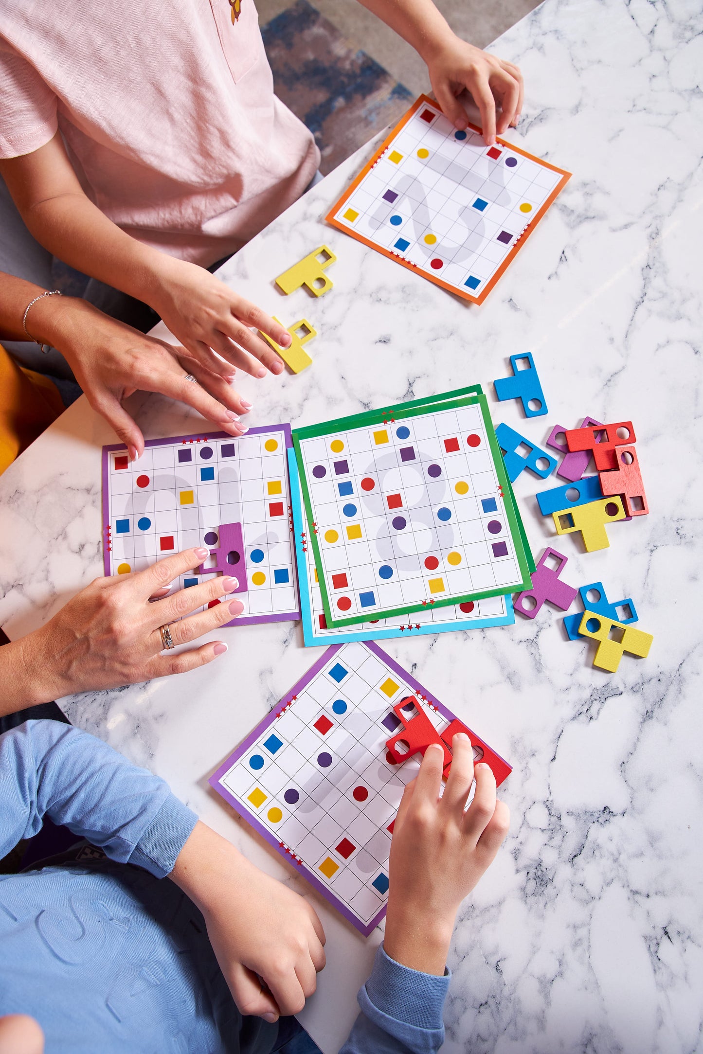 Игра головоломка деревянная "Занимательный квадрат"