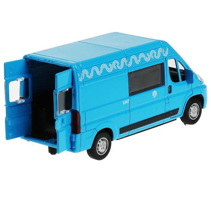 Technoparc. Modèle "Citroen Jumper Metropolis" 14 cm, porte, sac, ordinateur, siniй art.JUMPER-14MOS-BU (72)
