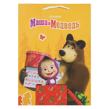 Le paquet contient 10 * 12 pouces de Masha et Medvedь.
