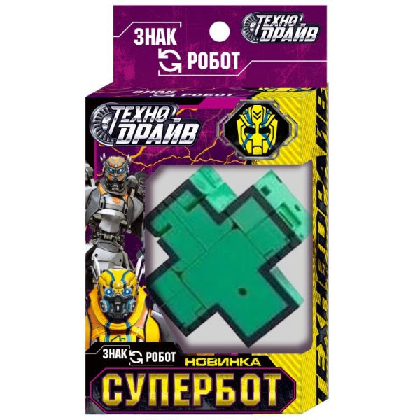 Робот трансформирующийся в знак (умножение), кор.10,5*19*6см ТЕХНОДРАЙВ в кор.180шт