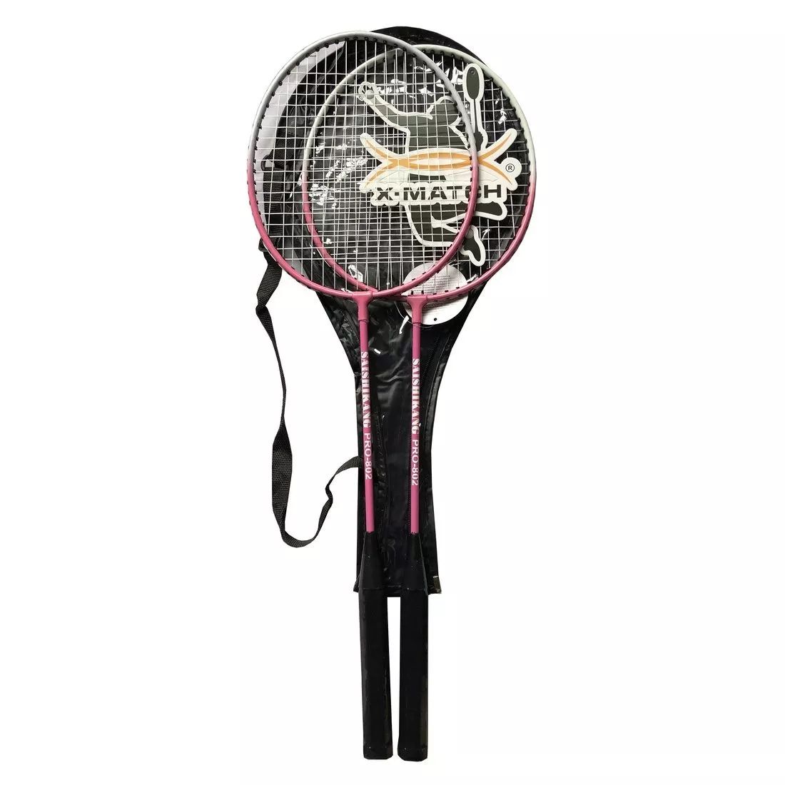 Бадминтон "X-Match" металл. 61*21 см., без волана, чехол, в ассорт. арт.636258