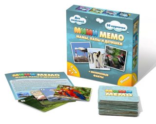 Ми-Ми-Мемо "Птицы" (30 карточек) арт.8052 /36