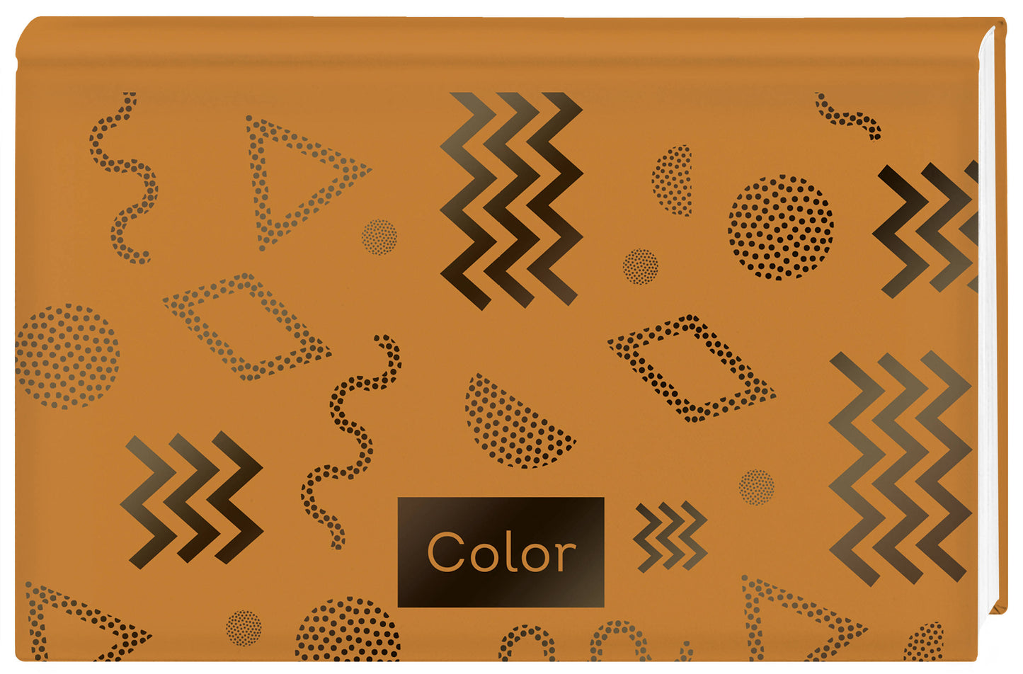 Планер недатированный (оранжевый). 95х170, твердая обложка, фольга, 96 стр.