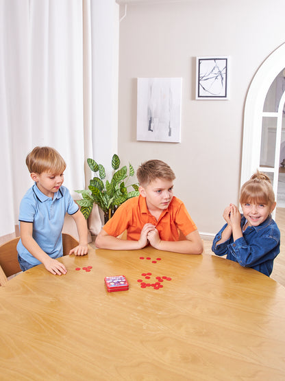 ИГРА НАСТОЛЬНАЯ "ПОСЧИТАЙ ОВЕЧЕК" (ЖЕСТЯНАЯ КОРОБОЧКА) в кор.42шт