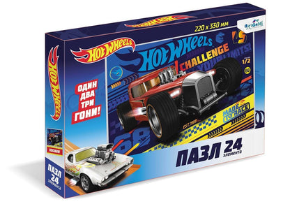 Origami. Пазл 24 Hot Wheels "Испытание скорости" арт.05898 /12