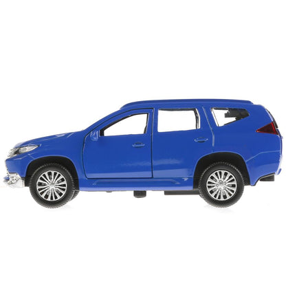 Machine en métal "MITSUBISHI PAJERO SPORT" 12 cm, deux portes ouvertes, inerte, sinie dans le corps du parc technologique dans le corps 2*36 pouces