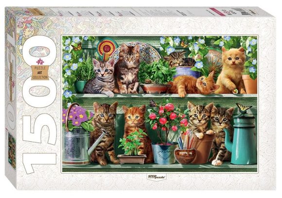83057 Mosaïque "puzzle" 1500 "Котята"