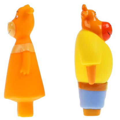 Игрушка для ванны Оранжевая корова Ма и Па КАПИТОШКА в кор.50шт
