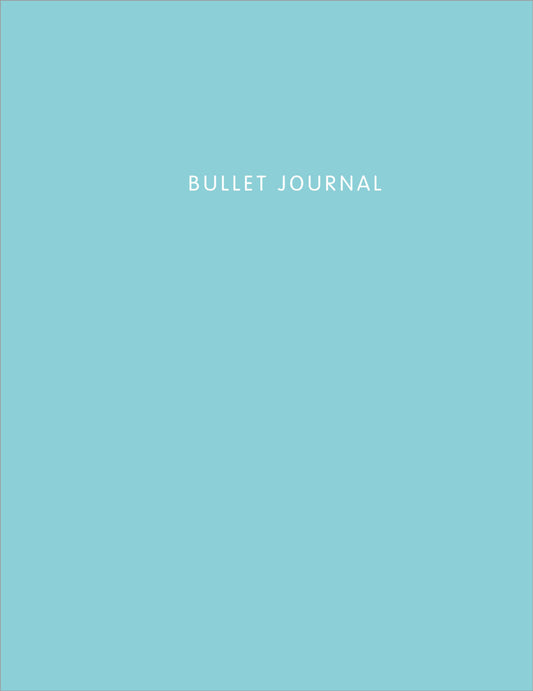 Блокнот в точку: Bullet Journal (бирюзовый, 144 c., пружина)