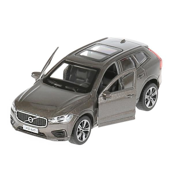 Machine en métal "volvo xc60 r-desing" 12 cm, ouverte. двери, инерц., серый в кор. Parc technologique dans le cor.2*36шт