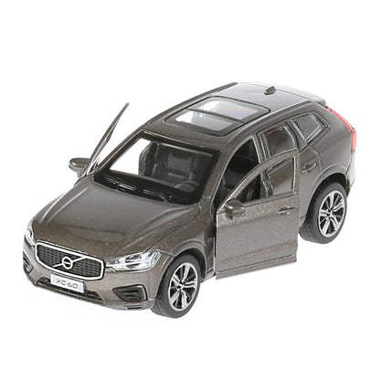 Machine en métal "volvo xc60 r-desing" 12 cm, ouverte. двери, инерц., серый в кор. Parc technologique dans le cor.2*36шт