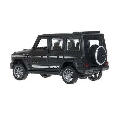 Машина пластик MERCEDES-BENZ G-CLASS 12 см, инерц, черный, кор. Технопарк в кор.2*120шт