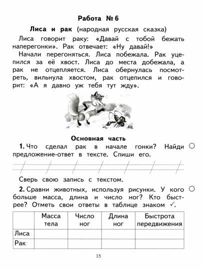 Обучающие комплексные работы. 1 класс