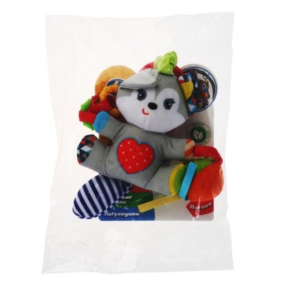 ПОДВЕСКА С ПОГРЕМУШКАМИ, ПИЩАЛКА НА КАРТ. В ПАК. (РУСС. УП.) УМКА в кор.250шт