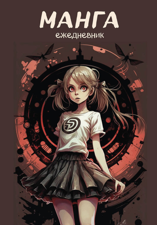 Manga. Ежедневник недатированный (А5, 72 л., контентный блок, черная обложка)