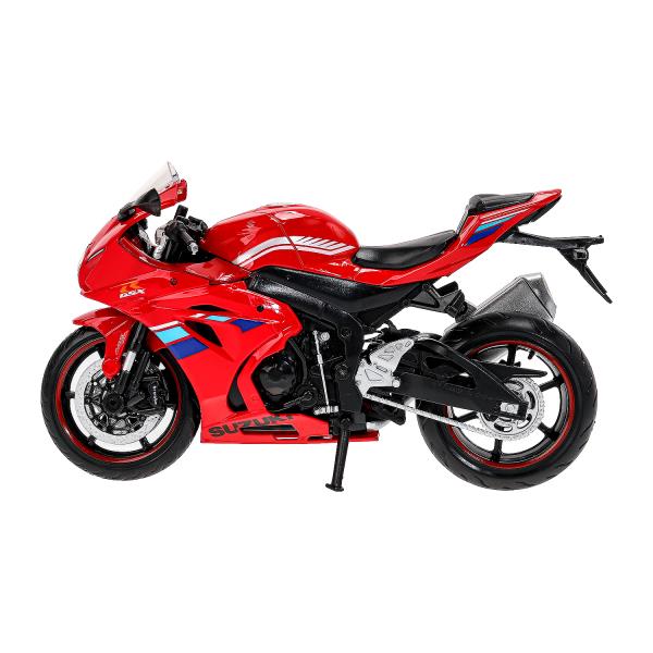 Модель металл suzuki gsx-r1000 МОТОЦИКЛ, 17 см, вращающийся руль, подвеска Технопарк в кор.24шт