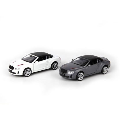 МАШИНА "ТЕХНОПАРК" МЕТАЛЛ. ИНЕРЦ. BENTLEY CONTINENTAL, 1:43, ОТКРЫВ. ДВЕРИ В РУСС. КОР. в кор.2*36шт