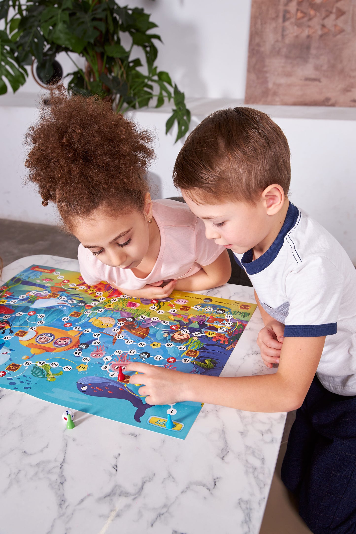 Игра настольная ходилка "В океане"