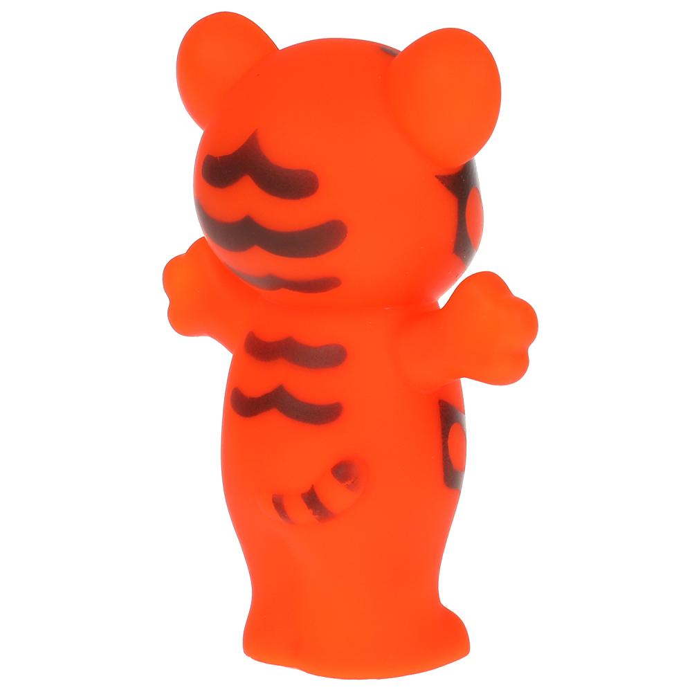 Игрушка для ванны тигренок 9 см, в сетке, КАПИТОШКА в кор.2*240шт