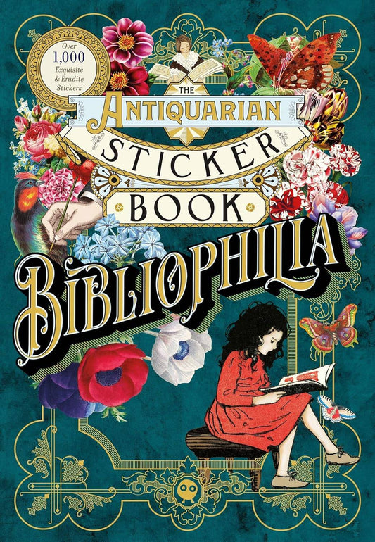 The Antiquarian Sticker Book: Bibliophilia (Odd Dot) Книга с антикварными наклейками. Библиофилия (Одд Дот) /Книги на английском язык