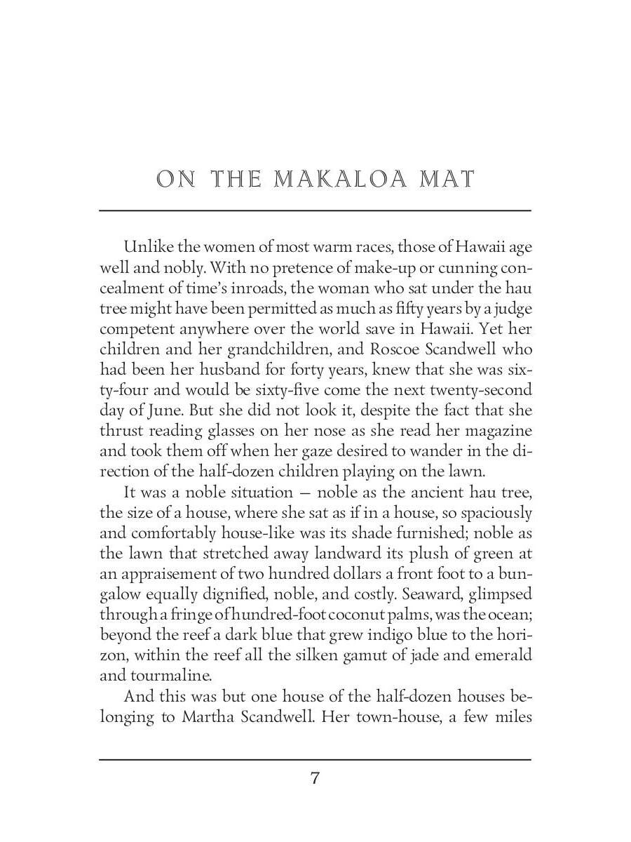 Sur le tapis Makaloa et La route = На циновке Макалоа и Дорога. Т. 27 : en anglais