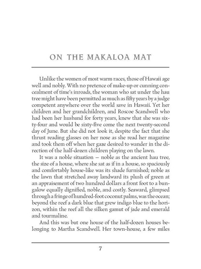 Sur le tapis Makaloa et La route = На циновке Макалоа и Дорога. Т. 27 : en anglais