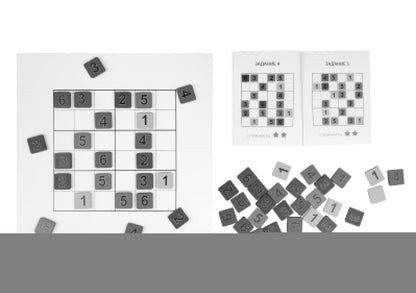 Игра настольная Судоку с деревянными фишками "Два в одном, цифры"