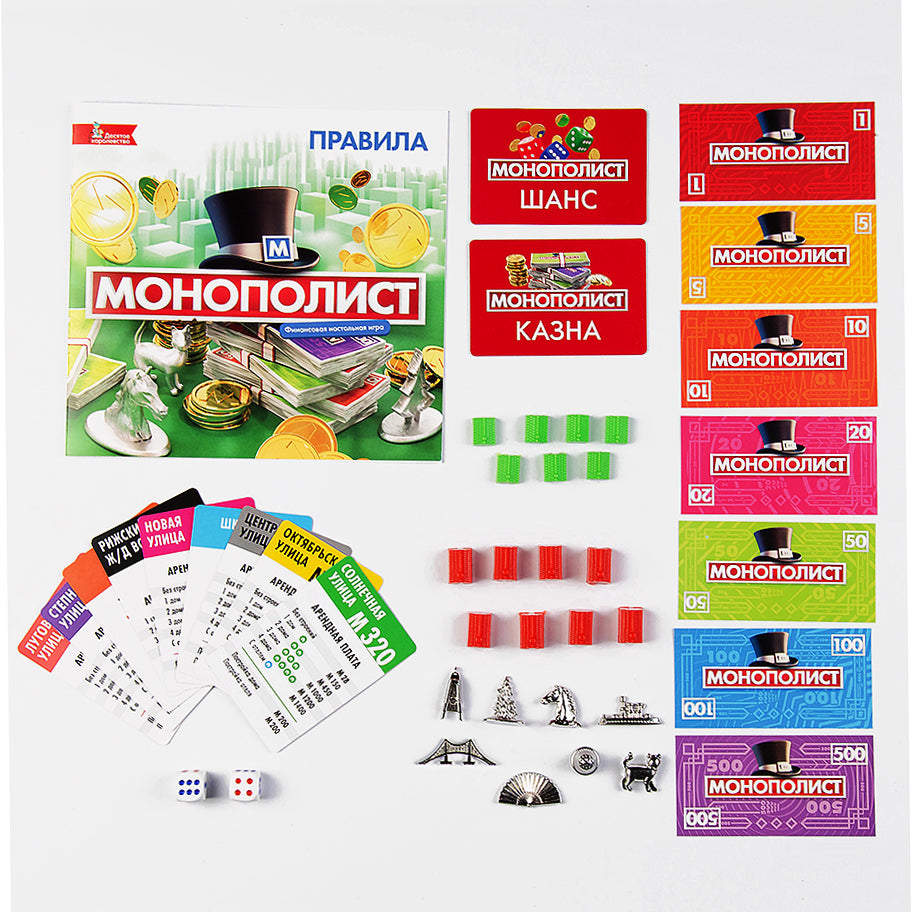 Игра настольная экономическая "Монополист"