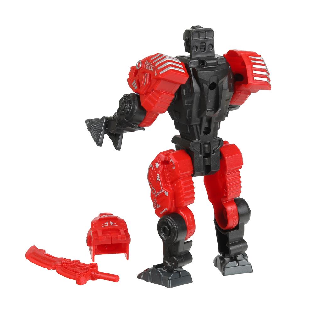 Le transformateur de robot transforme le robot en taille, dans un emballage de 17 x 26 x 5 cm - dans une taille de 2 x 72 cm.