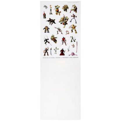 "УМКА". ЧЕРЕПАШКИ-НИНДЗЯ (АЛЬБОМ НАКЛЕЕК МАЛЫЙ ФОРМАТ). ФОРМАТ: 145Х210ММ. ОБЪЕМ: 4 СТР. в кор.50шт