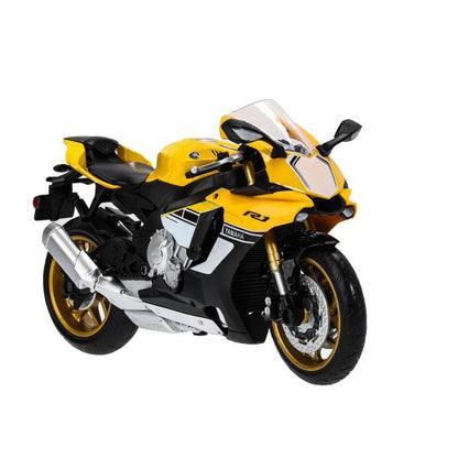 Модель металл yamaha yzf-r1 МОТОЦИКЛ, 17 см, вращающийся руль, подвеска Технопарк в кор.24шт