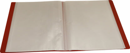 Папка с 60 прозр.вклад. A4 , BPV60RED