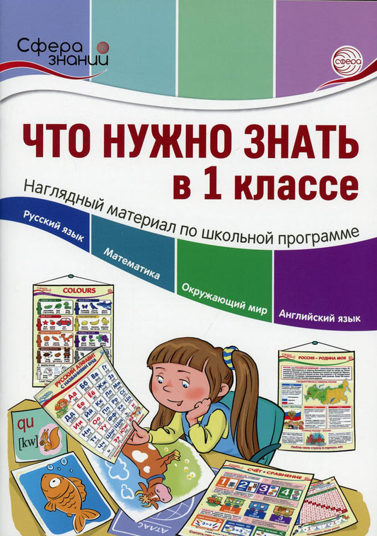 Что нужно знать в 1 классе: наглядный материал по школьной программе. 32 учебных таблицы