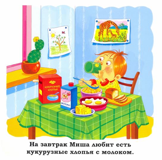 Книги на картоне. Мой день. Книжка для малышей