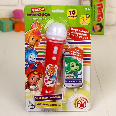 Jeu musical "Микрофон Фиксики" звук, свет арт.SL-01501/3334585