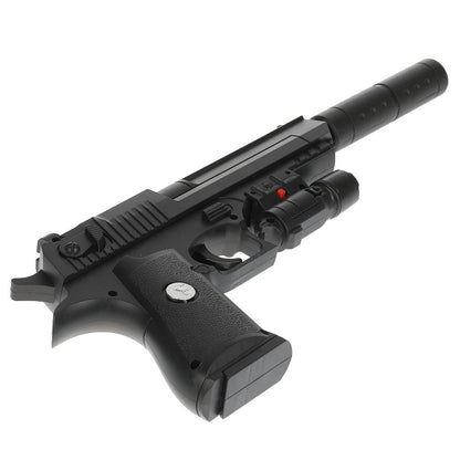 Pistolet avec laser. прицелом, с глушителем в пак. dans le cor.2*54шт