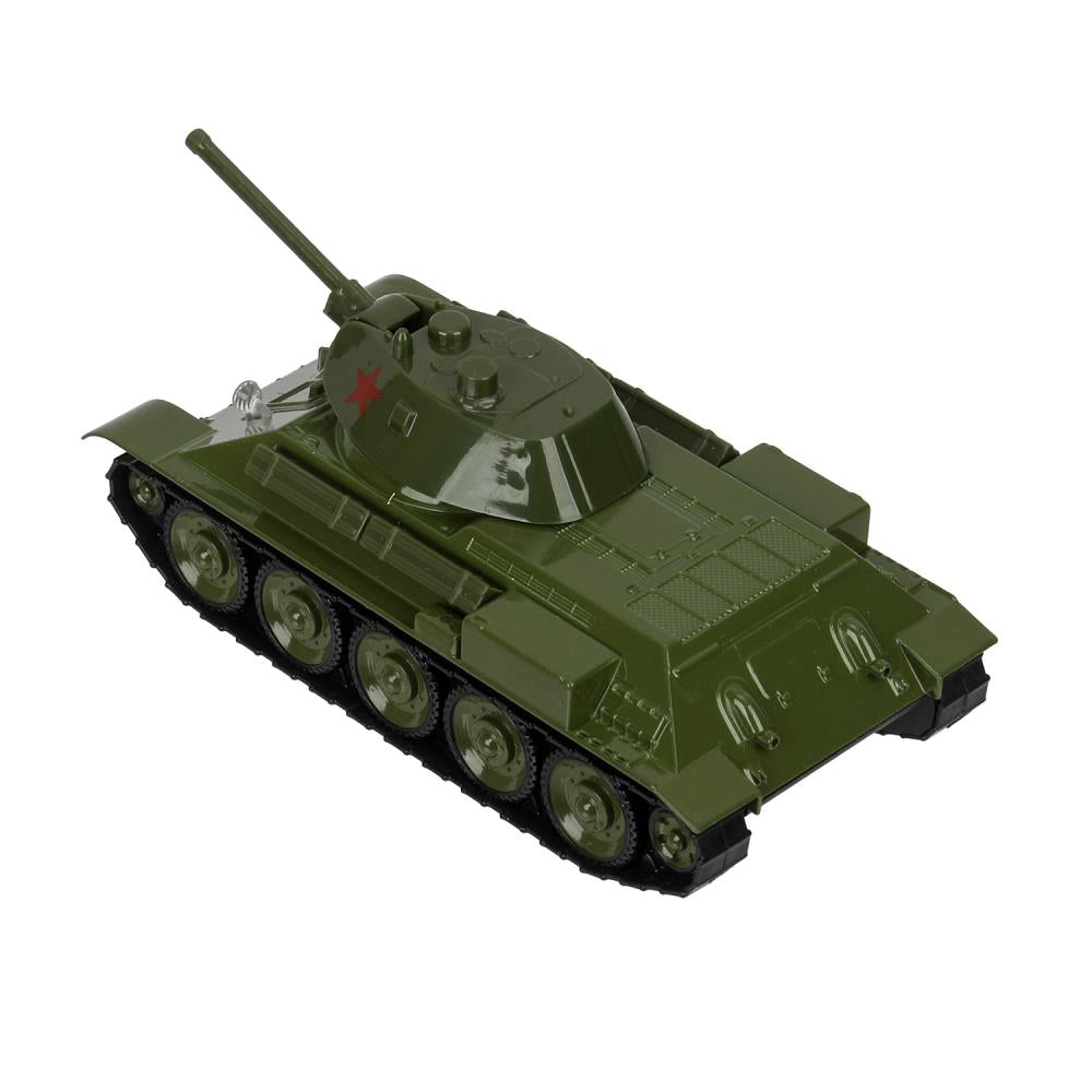Machine en métal УРАЛВАГОНЗАВОД Т-90 ТАНК т-34 12 см,зеленый,звезда, кор. Parc technologique dans le cor.2*32шт