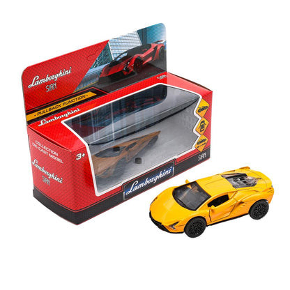 Technoparc. Modèle "Lamborghini Sian" 12 cm, métal, acier, double, dans la couleur. Art.2210C0142-R (240)