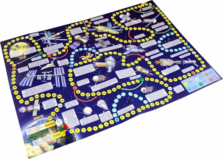 Космическое путешествие. Le jeu est celui de la série "Играем всей семьей".