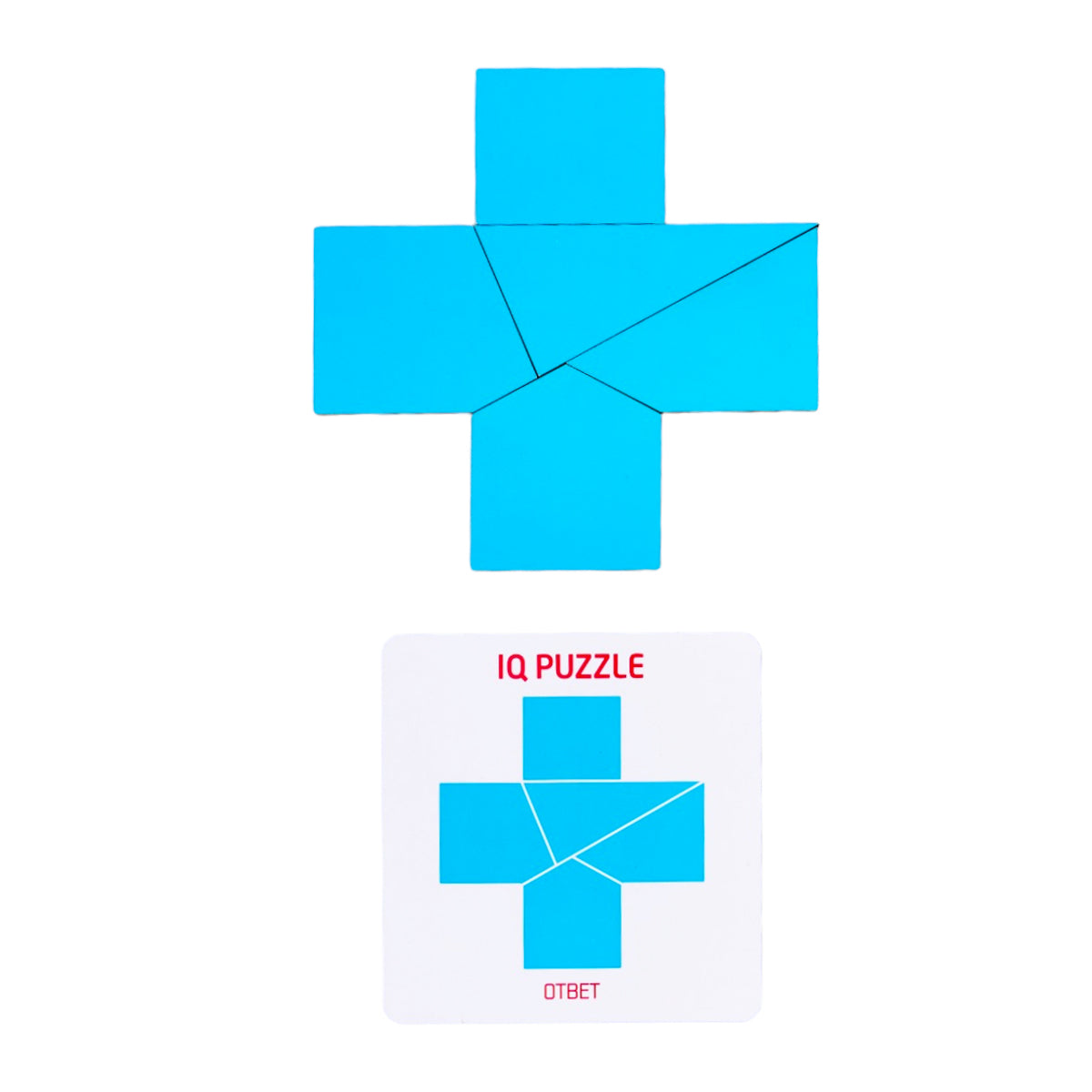 Jeu de golf "IQ Puzzles + Tangram" série "Baby Toys wood"