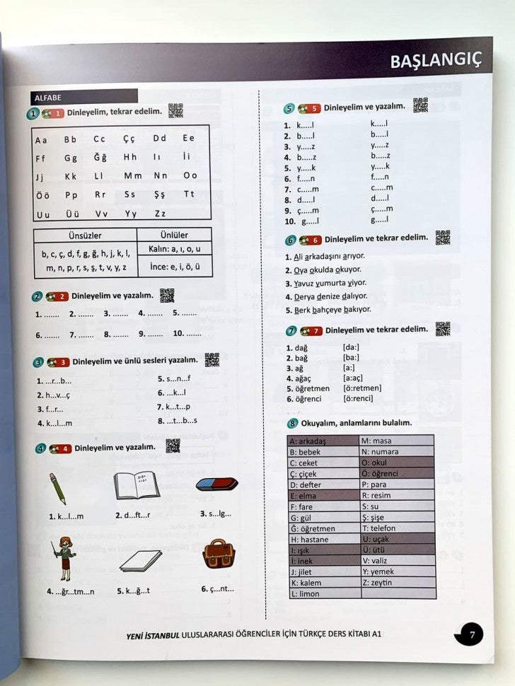 Yeni Istanbul A1 (Ders Kitabi & Calisma Kitabi)