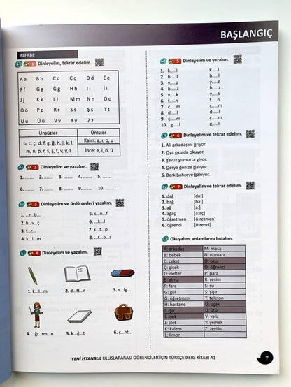 Yeni Istanbul A1 (Ders Kitabi & Calisma Kitabi)