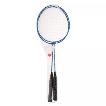 Бадминтон ( 2 металлические ракетки 63*20 см., волан 1 шт) в сетке, синий арт.636240