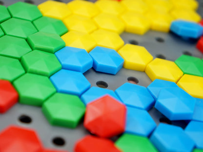 МОЗАИКА ШЕСТИГРАННАЯ 100 ЭЛ (КРУГЛАЯ ПЛАСТ.КОРОБКА) в кор.18шт