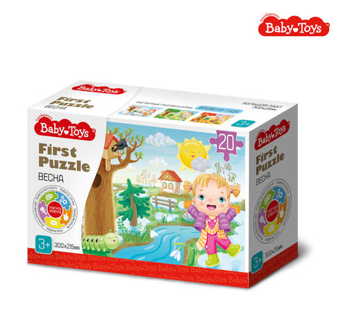 Пазл Premier Puzzle "Времена года. Весна" (20 эл) Jouets Pour Bébé